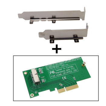 Адаптер Riser Card към PCI Express PCIE PCI-E X4 за Apple 2013 2014 2015 за MacBook Air A1465 A1466 Mac Pro MD878 ME253 M.2 SSD