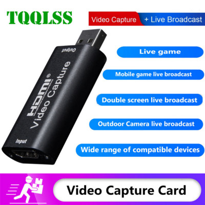 Usb 2.0 Video Capture Card 4K Hdmi-Compatibel Video Grabber Кутия за стрийминг на живо Opname за PS4 Xbox Telefoon игра Dvd Hd камера