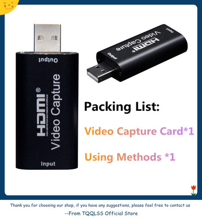 USB 2.0 vaizdo fiksavimo kortelė 4K HDmi-Compatibel Video Grabber tiesioginio srauto dėžutė Opname Voor PS4 Xbox Telefoon žaidimas DVD HD kamera