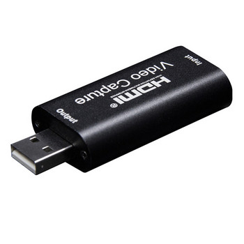 Κάρτα εγγραφής βίντεο GRWIBEOU 4K USB 2.0 HDMI Video Grabber Record Box για PS4 Παιχνίδι DVD βιντεοκάμερα Εγγραφή κάμερας Ζωντανή ροή