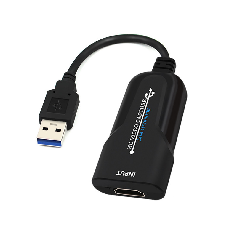 HDMI Video Capture Card USB 3.0 HDMI Video Grabber felvevő doboz PS4 játékhoz DVD videokamera HD kamera felvétel élő közvetítés