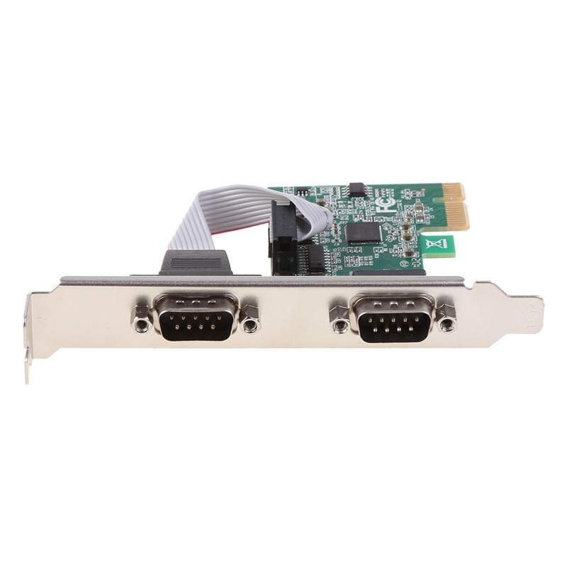 2/4 Port RS232 PCIe Serial Card | AX99100 Chip | 920.6Kbps Speed | DB9 Ports For Windows & Linux