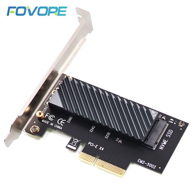 M.2 NGFF na PCI-E adaptersku karticu PCI Express 3.0 NVME M.2 M KEY NGFF SSD pcie M2 usponsku karticu adapter s nosačem niskog profila