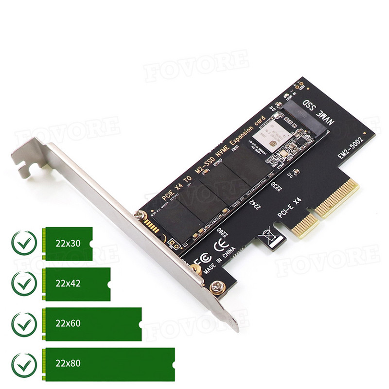 M.2 NGFF na PCI-E adaptersku karticu PCI Express 3.0 NVME M.2 M KEY NGFF SSD pcie M2 usponsku karticu adapter s nosačem niskog profila