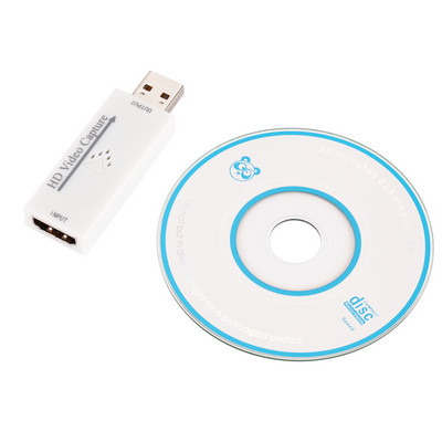 Grwibeou USB 2.0 kartica za snimanje zvuka i videa HDMI na USB 1080P snimanje putem akcijske kamere za HD igranje uživo, nastavna video konferencija