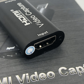 Φορητή κάρτα λήψης βίντεο USB 2.0 HD 1 Way HDMI σε USB 2.0 1080P Mini Acquisition Card Converter για Υποστήριξη Υπολογιστών Wi