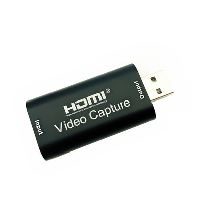 Prenosná USB 2.0 audio/video karta HD 1-cestný HDMI na USB 2.0 1080P mini konvertor na akvizíciu pre počítačovú podporu Wi