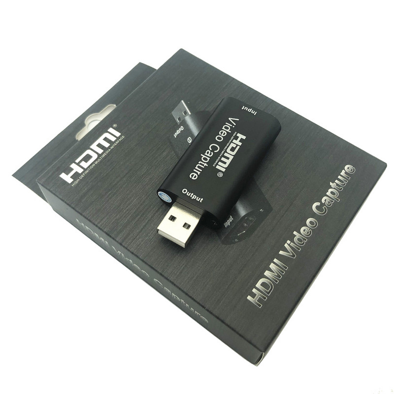 Prenosná USB 2.0 audio/video karta HD 1-cestný HDMI na USB 2.0 1080P mini konvertor na akvizíciu pre počítačovú podporu Wi
