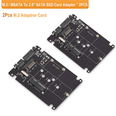 Goelely M.2 NGFF - SATA mSATA - SATA adapter Külső USB 3.0 22 tűs SATA SSD átalakító adapter 2 az 1-ben B kulcs M kulcsos emelőkártya