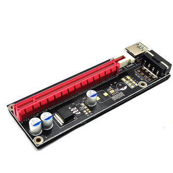 USB 3.0 Mini PCI-E Riser SATA to 4 Pin 6 Pin 16X Extender PCIE Riser Adapter Card Захранващ кабел за външна графична карта на лаптоп