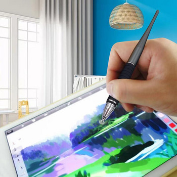 Στυλό στυλό οθόνης αφής 2 σε 1 που σχεδιάζει χωρητικά στυλό με δίσκο για αξεσουάρ για tablet tablet IPad ForSamsung ForXiaomi