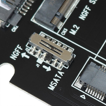 mSATA към SATA адаптер m2 b ключ m.2 SSD към SATA адаптерна карта mSATA m.2 m2 NGFF към USB конвертор за mSATA+M.2 2 в 1 SSD HDD