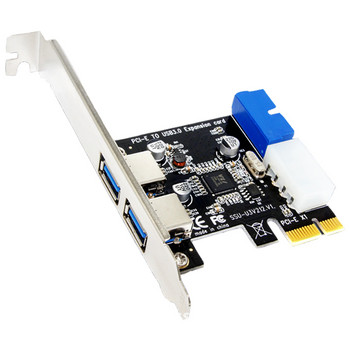 UTHAI V212 Dual Interface USB3.0 High-speed Transmission Add On Card PCI-E към USB3.0 Computer Component Adapter Разширителна карта