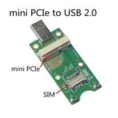 XT-XINTE Mini PCI-E WWAN na USB 2.0 adapterska kartica s utorom za SIM karticu za WWAN/LTE modul 3G/4G za HUAWEI EM730 za SAMSUNG ZTE