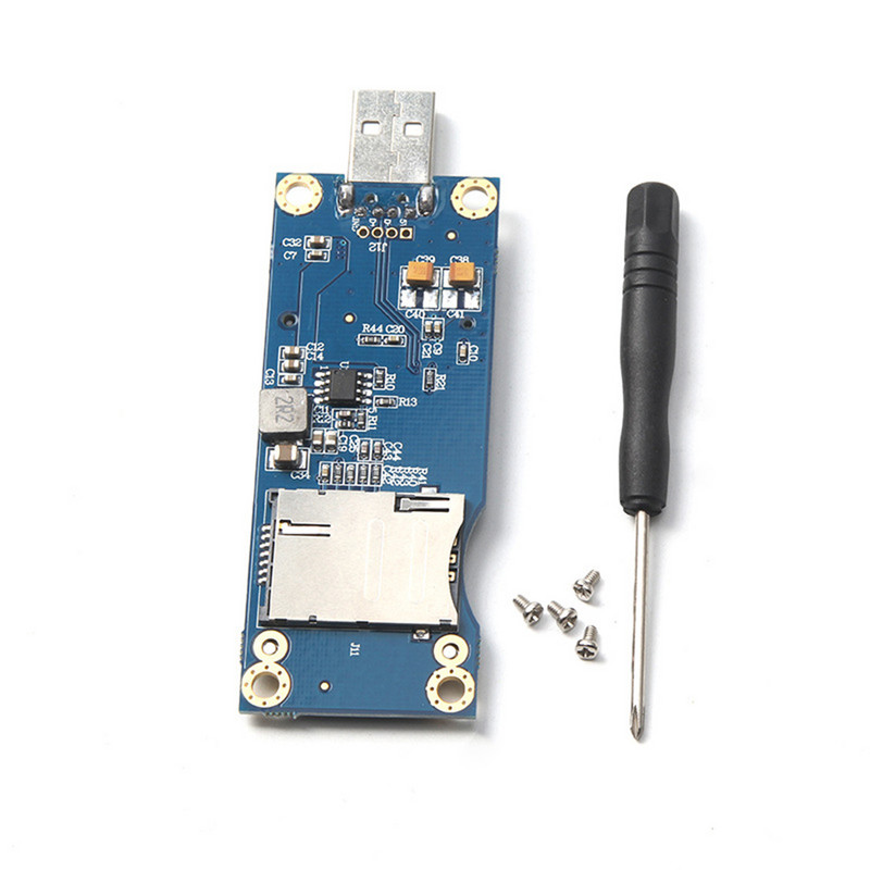 XT-XINTE Mini PCI-E WWAN na USB 2.0 adapterska kartica s utorom za SIM karticu za WWAN/LTE modul 3G/4G za HUAWEI EM730 za SAMSUNG ZTE