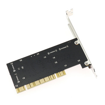 Προσαρμογέας PCI SATA PCI 4 θύρες SATA ελεγκτής ελεγκτής μετατροπέας επέκτασης μετατροπέας κάρτας RAID για επιτραπέζιους υπολογιστές/υπολογιστές
