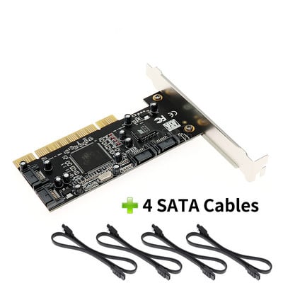 Adaptor PCI SATA PCI 4 porturi Controler SATA convertizor de expansiune Placă RAID pentru desktop/computer
