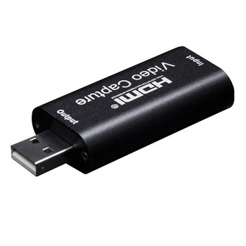 Карта за видеозаснемане Съвместима с HDMI карта за видеозаснемане Платка за поточно предаване Capture USB 2.0 Card Grabber Recorder за PS4 Game DVD