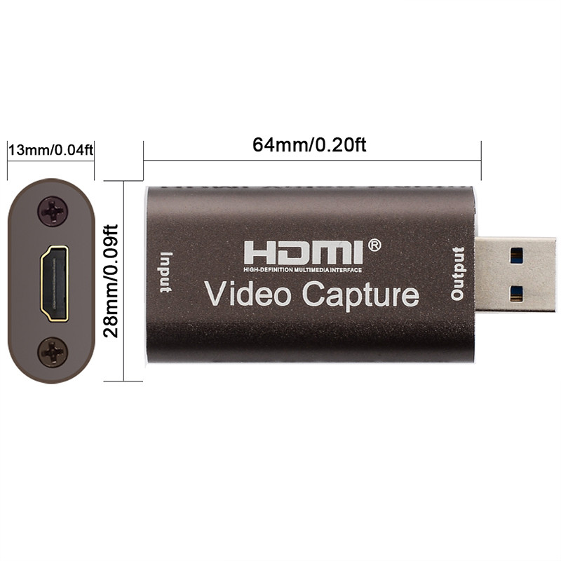 4K USB3.0 USB2.0 audio-videó rögzítő kártya HDMI - USB 3.0 2.0 gyűjtőkártya élő közvetítés lemezes kamera kapcsoló játékrögzítés