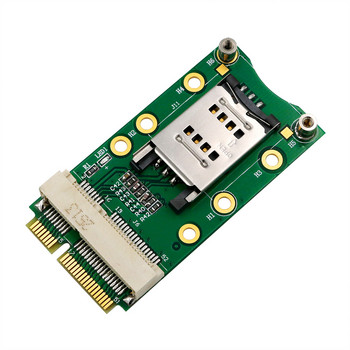 Κάρτα προσαρμογέα Mini PCI-E mPCIe με υποδοχή κάρτας SIM για μονάδα 3G 4G επέκταση υποδοχής κάρτας USIM / WWAN LTE / Επιτραπέζιος φορητός υπολογιστής κάρτας GPS