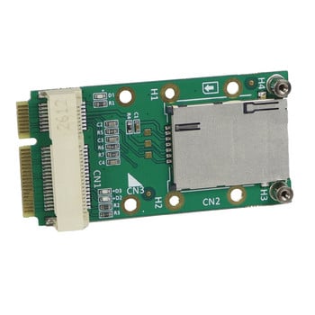 Mini PCI-E адаптерна карта mPCIe със слот за SIM карта за 3G 4G модул Разширение на слота за USIM карта / WWAN LTE / GPS карта Настолен лаптоп