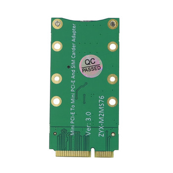 Κάρτα προσαρμογέα Mini PCI-E mPCIe με υποδοχή κάρτας SIM για μονάδα 3G 4G επέκταση υποδοχής κάρτας USIM / WWAN LTE / Επιτραπέζιος φορητός υπολογιστής κάρτας GPS