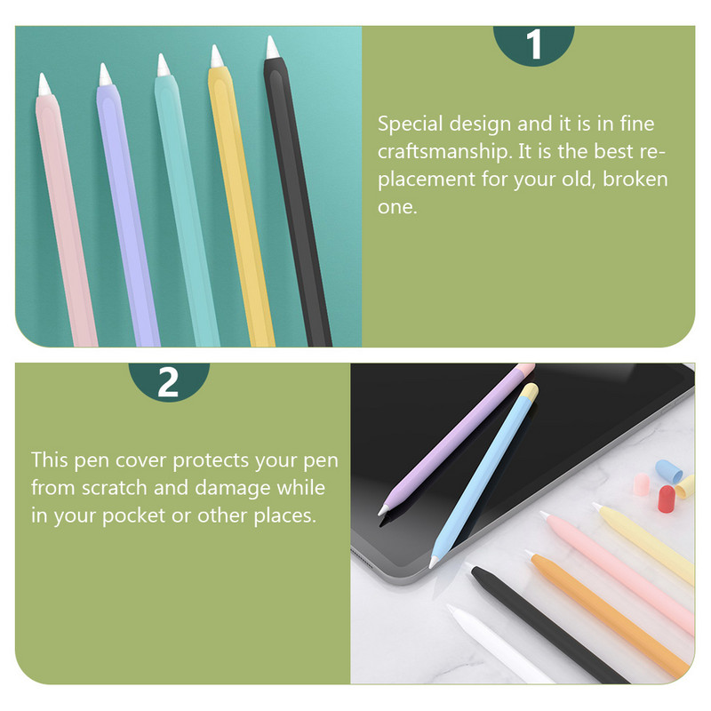 2 tk tahvelarvuti kaitsepliiatsi kaas Pliiatsid Pliiatsi varrukas Pliiatsi pliiatsihoidja Pliiatsihari