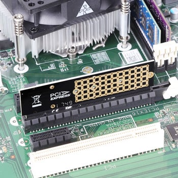 Zexmte NVME адаптер PCIe 16x M.2 NVMe адаптер M.2 към PCIE3.06 карта за разширение Адаптер за твърд диск Поддръжка на PCIe x4x8x16 слот A Pci