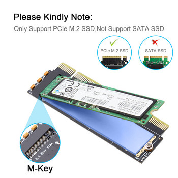 Zexmte NVME адаптер PCIe 16x M.2 NVMe адаптер M.2 към PCIE3.06 карта за разширение Адаптер за твърд диск Поддръжка на PCIe x4x8x16 слот A Pci