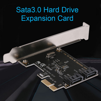 Κάρτα επέκτασης PCI-E PCI Express σε SATA 3.0 με βραχίονα 2 θύρας SATA III 6 Gbps Επέκταση Προσαρμογέας pci e sata3 pcie sata 3 κάρτα