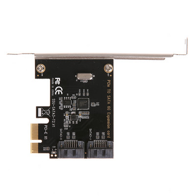 PCI-E PCI Express – SATA 3.0 bővítőkártya konzollal 2 portos SATA III 6Gbps bővítőadapter pci e sata3 pcie sata 3 kártya