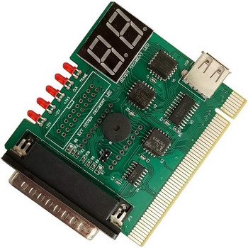 USB PCI PC Diagnostic Analyzer Κάρτα POST με οθόνη κωδικού σφάλματος 2 ψηφίων για δοκιμή και ανάλυση φορητού υπολογιστή
