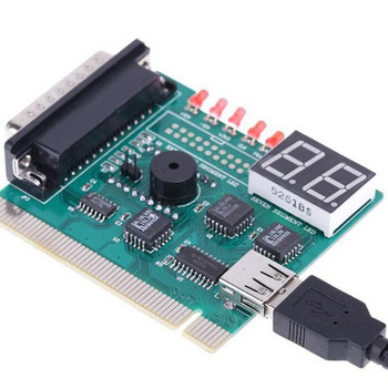 USB PCI PC Diagnostic Analyzer Κάρτα POST με οθόνη κωδικού σφάλματος 2 ψηφίων για δοκιμή και ανάλυση φορητού υπολογιστή
