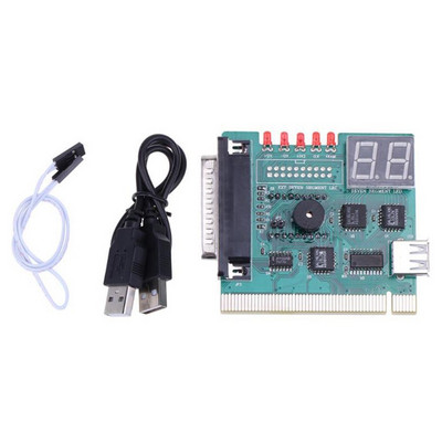 USB PCI PC Diagnostic Analyzer Κάρτα POST με οθόνη κωδικού σφάλματος 2 ψηφίων για δοκιμή και ανάλυση φορητού υπολογιστή