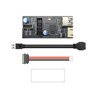 19pin na tip E + 19pin na matičnu ploču 1 na 2 Splitter USB 3.2 GEN 1 Hub Adapter konektor A-KEY 19pin na Dual 19P karticu za proširenje