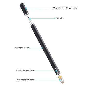 RYRA Magnetic 2 In1 Universal Stylus Pen For Tablet Phone Android Ios Phone Drawing Tablet Capacitive Touch Pen IPad Accessories