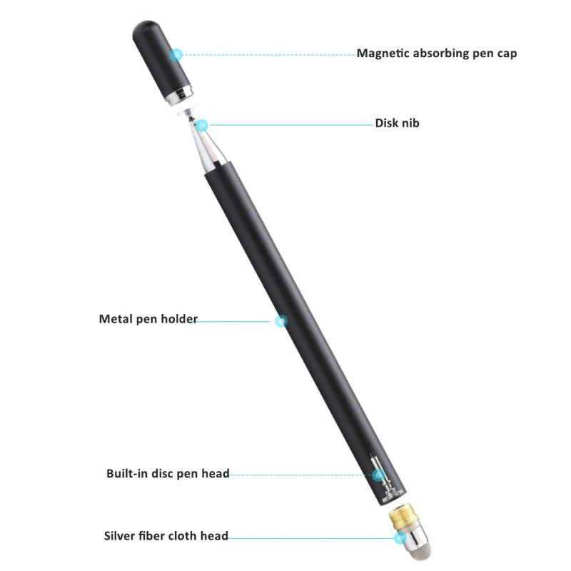 RYRA mágneses 2 az 1-ben univerzális ceruza toll táblatelefonhoz Android Ios telefon rajztábla kapacitív érintőtoll IPad tartozékok