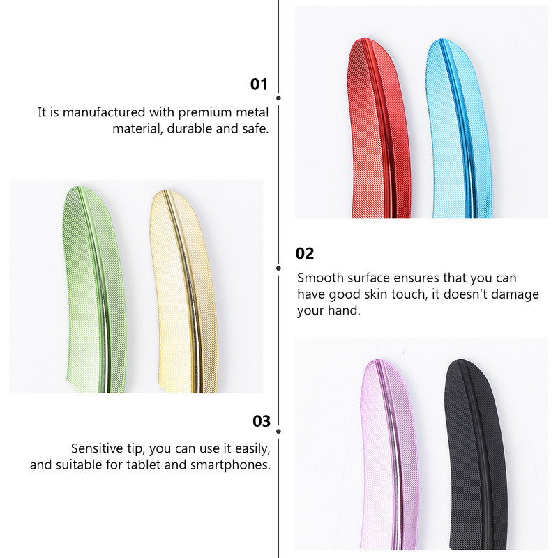 10 τμχ Capacitive Stylus Handwriting Metal Pen Capacitive Pens for Tablet