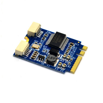 H1111Z M.2 σε USB Riser Card M.2 NGFF KEY AE σε διπλή θύρα USB2.0 Καλώδιο μετατροπέα κάρτας επέκτασης USB M.2 αντάπτορας καλωδίου USB