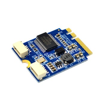 H1111Z M.2 σε USB Riser Card M.2 NGFF KEY AE σε διπλή θύρα USB2.0 Καλώδιο μετατροπέα κάρτας επέκτασης USB M.2 αντάπτορας καλωδίου USB