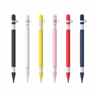 Husă de protecție din silicon 4 în 1 pentru Apple Pencil 1-a capac pentru stilou Husă de protecție Husă de protecție anti-pierdere