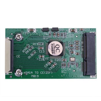 1,8-инчов ZIF CE конвертор на карта за конвертор 1бр Mini SATA mSATA PCI-E IPOD SSD към 40pin за копаене на Bitcoin Miner