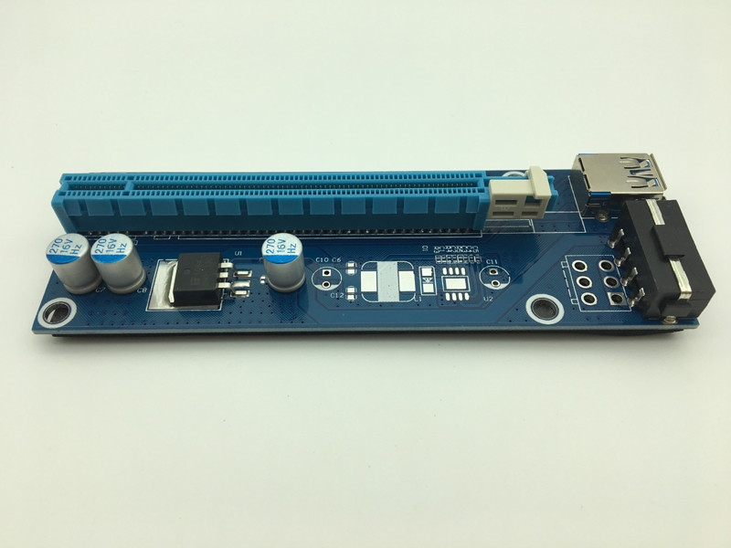 Mini PCIE Riser kortelė PCI-E PCI Express 1x–16x USB 3.0 kabelis SATA į 4Pin IDE Molex maitinimo šaltinis, skirtas BTC Miner Machine Mining