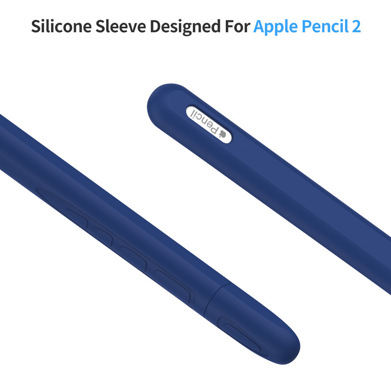 Tok Apple Pencil 2. generációhoz Apple Pencil 2 szilikon borító toktartó hüvely iPad 2018 Pro 12,9 11 hüvelykes tollhoz