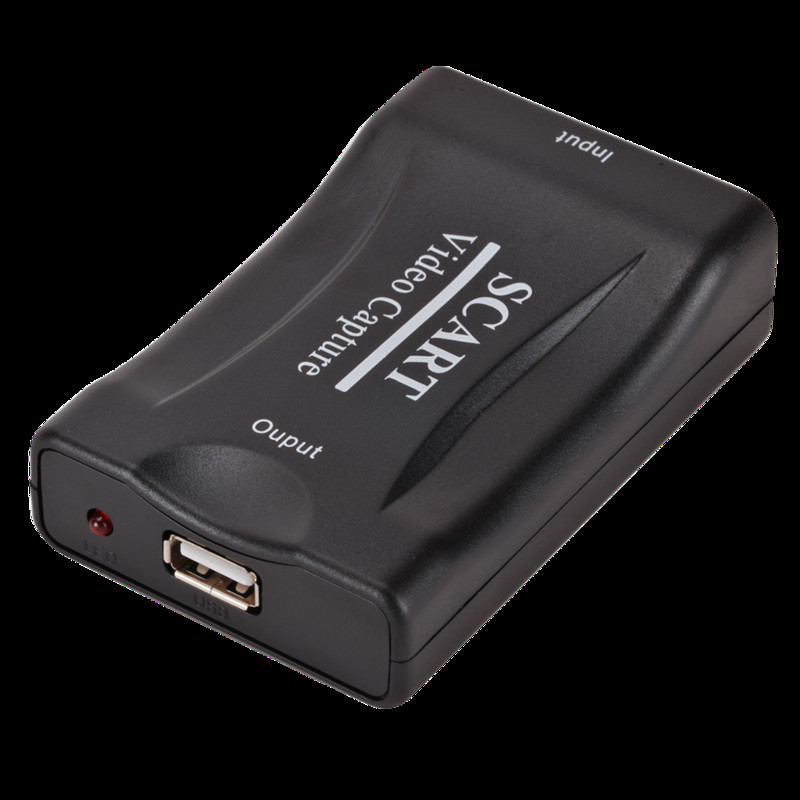 Grwibeou Video Capture Card USB 2.0 Scart Video Grabber Kutija za snimanje za PS4 igre DVD kamkorder Kamera Snimanje Live Streaming
