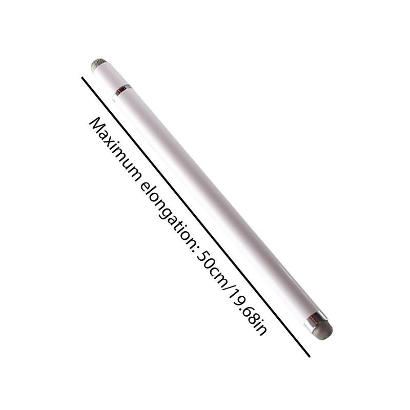 Skārienekrāna pildspalva skārienekrāna pildspalvai 2 vienā Stylus skārienpildspalva Metāla teleskopiskā pildspalva ekrāna skārienpildspalvai