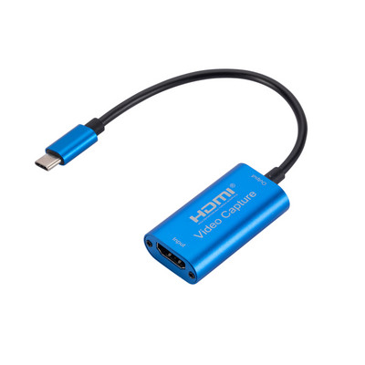 A GRWIBEOU új HD1080P hordozható videórögzítő kártyája interferenciamentes játékrögzítés, C típusú HDMI kompatibilis PC élő adás