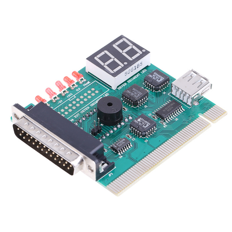 Naujas 4 skaitmenų kompiuterio analizatoriaus diagnostikos pašto kortelės pagrindinės plokštės įrašų testerio indikatorius su LED LCD ekranu, skirta mian plokštei