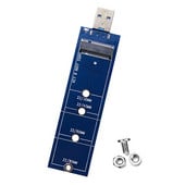 Adaptér SSD M2 na USB Adaptér M.2 na USB B Key M.2 SATA protokol SSD adaptér NGFF na USB 3.0 SSD karta pre 2230 2242 2260 2280 M2