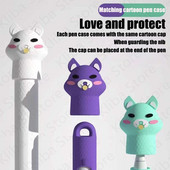 Za Apple Pencil 1 2 Case Za iPad Tablet Touch Pen Stylus Cartoon Zaštitna maska Sleeve Cover Pernice